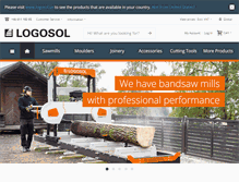 Tablet Screenshot of logosol.com