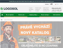 Tablet Screenshot of logosol.cz